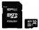 Карта памяти microSD 32Gb SiliconPower microSDHC CLASS 10 + адаптер SD