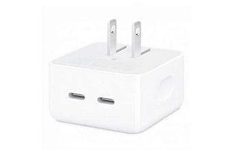 Сетевое зарядное устройство Apple 35W Dual USB-C Compact White