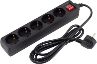 Сетевой фильтр PC Pet AP01006 (5 розеток) 1.8м черный