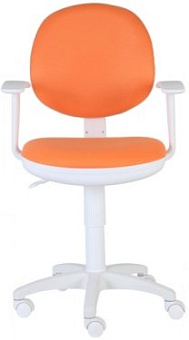 Кресло Бюрократ CH-W356AXSN (ткань, пруж.-винт. мех. качания, крест. пластик, до 100 кг) Оранжевый