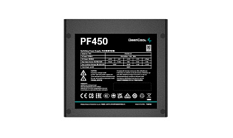 Блок питания .450W Deepcool PF450 120mm 80+, черный