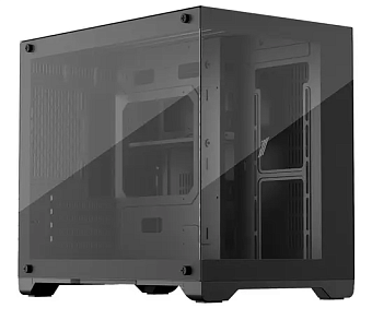 Корпус 1STPLAYER MEGAVIEW MV6-TP mATX чёрный