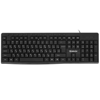 Клавиатура проводная Defender Action HB-719 USB Black