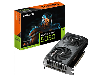 Видеокарта 8Gb Gigabyte GV-N5050WF2OC-8GD (RTX5050) GDDR6 128-bit HDMI DP