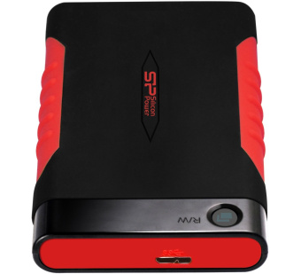 Внешний жесткий диск 2Tb Silicon Power Armor A15 2.5" USB3.0 черный/красный