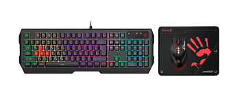 Игровой набор BLOODY B1700 (клавиатура+мышь+ковер)