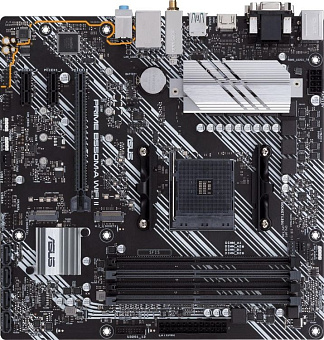 Материнская плата Socket AM4 ASUS PRIME B550M-A WIFI II (B550) 4*DDR4 HDMI DVI VGA mATX