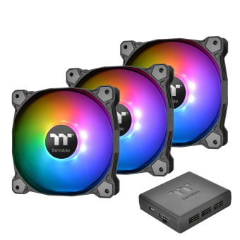 Комплект вентиляторов Thermaltake Pure Plus 12 RGB 3 Pack