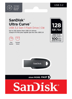 Флешка 128Gb SanDisk Ultra Curve USB3.0