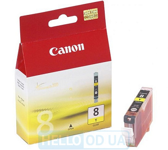 Картридж струйный Canon CLI-8Y для PIXMA MP800/MP500/iP6600D/iP5200/iP5200R/iP4200, желтый