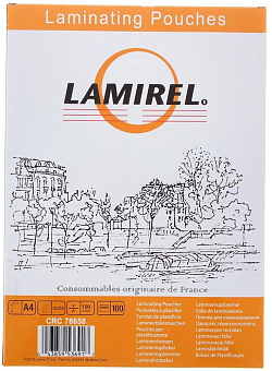 Плёнка для ламинирования Lamirel (A4, 100мкм, 100шт)