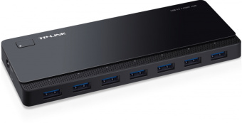 Концентратор USB-A - 7-port USB3.0, TP-Link UH700, блок питания 12B, черный