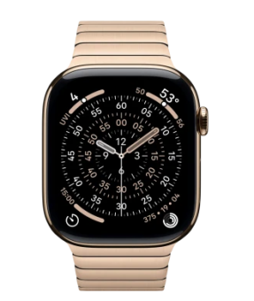 Смарт-часы Apple Watch Series 11 46mm Titanium Link Bracelet Gold (золотистый)