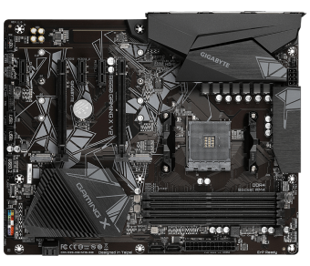 Материнская плата Socket AM4 Gigabyte B550 GAMING X V2 (B550) 4*DDR4 2*PCI-Ex16 3*PCI-Ex1 4*SATA 2*M.2 HDMI DVI ATX