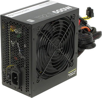 Блок питания 500W Thermaltake TR2 S (120mm, 24+8pin, 2*8pin, 5*Sata, 4*IDE)