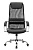 Кресло Бюрократ CH-608SL (эко.кожа/сетка, мех. качания, крест. металл хром, до 120 кг) Черный