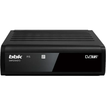 Тюнер TV BBK SMP025HDT2 DVB-T2, черный