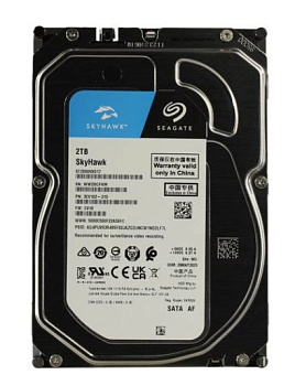 Жесткий диск SATA 2Tb Seagate SkyHawk 5400rpm 256Mb SATA-3