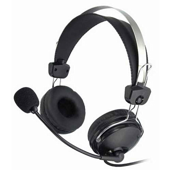Наушники проводные A4Tech HS-7P (микрофон, 20 - 20 000 Гц, 97 дБ, 2м) черный