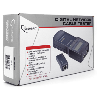 Тестер Cablexpert NCT-3 RJ45/11/12, RG58