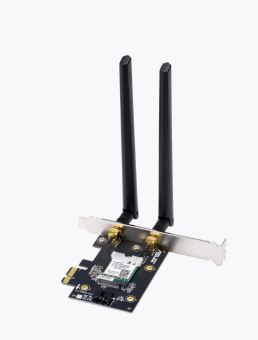 Сетевая карта PCI-E ASUS PCE-AXE5400 + Bluetooth (внешняя антенна)