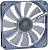 Вентилятор для корпуса 120mm Deepcool GS120 (4pin, 120x120x20, 18-32дБ, 900-1800об/мин)