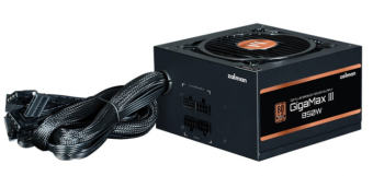 Блок питания 850W Zalman ZM850-GV3 (120mm, 24+8pin, 4*8pin, 6*Sata, 3*Molex, 80 PLUS Bronze)