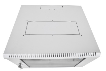 Шкаф коммутационный ЦМО (ШРН-Э-6.350) 6U 600x350мм пер.дв.стекл несъемн.бок.пан.