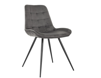 Кресло Бюрократ CH-K2_2 комплект 2шт т.серый Holland 18 металл черный на ножках