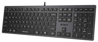 Клавиатура проводная A4Tech Fstyler FX50 серый