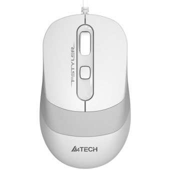 Мышь проводная A4Tech Fstyler FM10 1600dpi White-Grey