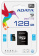 Карта памяти microSD 128Gb ADATA Premier microSDXC Class 10 UHS-I + адаптер SD