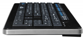 Клавиатура беспроводная Oklick 870S Slim черный