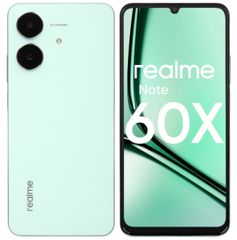 Смартфон Realme Note 60x 4/128Gb Green (зеленый)