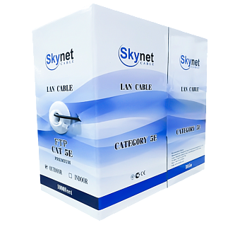 Кабель витая пара внутренний 4 пары UTP кат.5e (305м) медный SkyNet Light