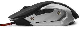 Мышь проводная Гарнизон GM-760G 3200dpi soft-touch USB Black