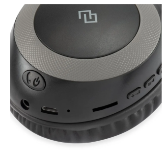 Наушники беспроводные Digma BT-15 Bluetooth, черный/серый