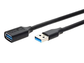 Кабель USB3.0 Am < - > Af удлинительный  5.0м, Telecom черный