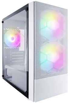 Корпус 1STPLAYER FIREBASE X4 FRGB mATX White