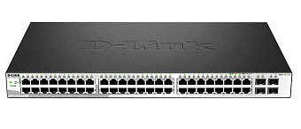 Коммутатор 48 port D-Link DGS-1210-52/ME/B1A 1000 Мбит/сек 4*SFP