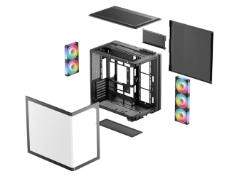 Корпус Deepcool CG590U 5F TG ARGB ATX чёрный