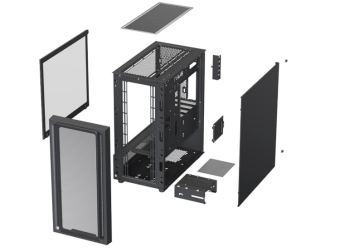 Корпус XASTRA A411M ARGB mATX Bllack