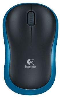 Мышь беспроводная Logitech M185 Wireless темно-синий