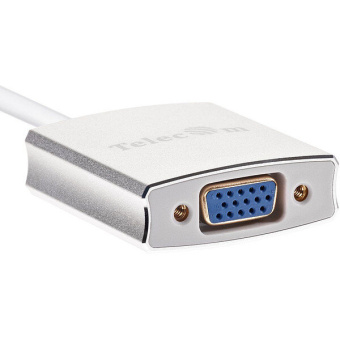 Кабель-переходник (адаптер) USB-C (m)  --  VGA (f), Telecom TUC030 0.10m
