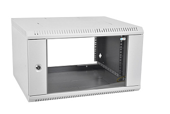 Шкаф коммутационный ЦМО (ШРН-Э-6.350) 6U 600x350мм пер.дв.стекл несъемн.бок.пан.