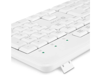 Клавиатура беспроводная Оклик K225W Multimedia белый