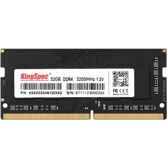 Модуль памяти SODIMM DDR4 32Gb PC4-25600 3200MHz KingSpec