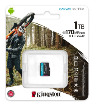 Карта памяти microSD 1Tb Kingston microSDXC Canvas Go! Plus