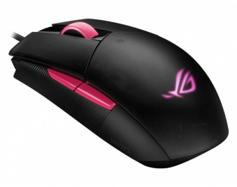 Мышь проводная ASUS ROG Strix Impact II Electro Punk черный