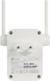 Ретранслятор Wi-Fi сигнала TP-Link TL-WA855RE N300, 2.4 ГГц, 100 Мбит/с, белый
